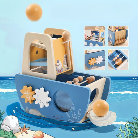 Juguete infantil de motricidad - Aventura marina y diversión de aprendizaje