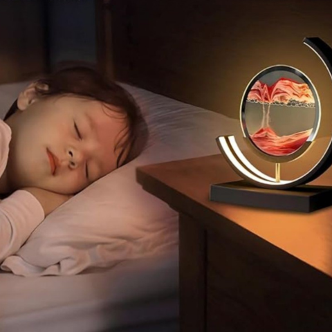 Lampada A Sabbia In Movimento – Rilassamento Visivo E Atmosfera Rilassante 