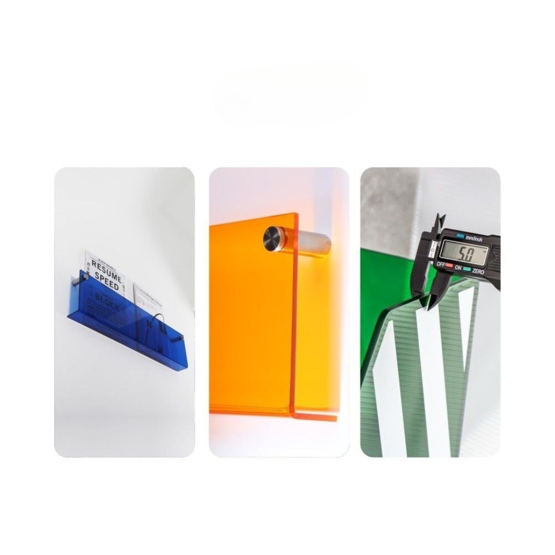 Transparent Wall Shelf Magazine Holder – Chic and Modern Design 