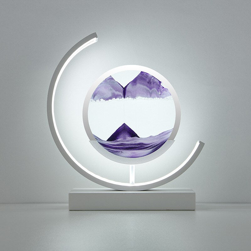 Lampada A Sabbia In Movimento – Rilassamento Visivo E Atmosfera Rilassante 