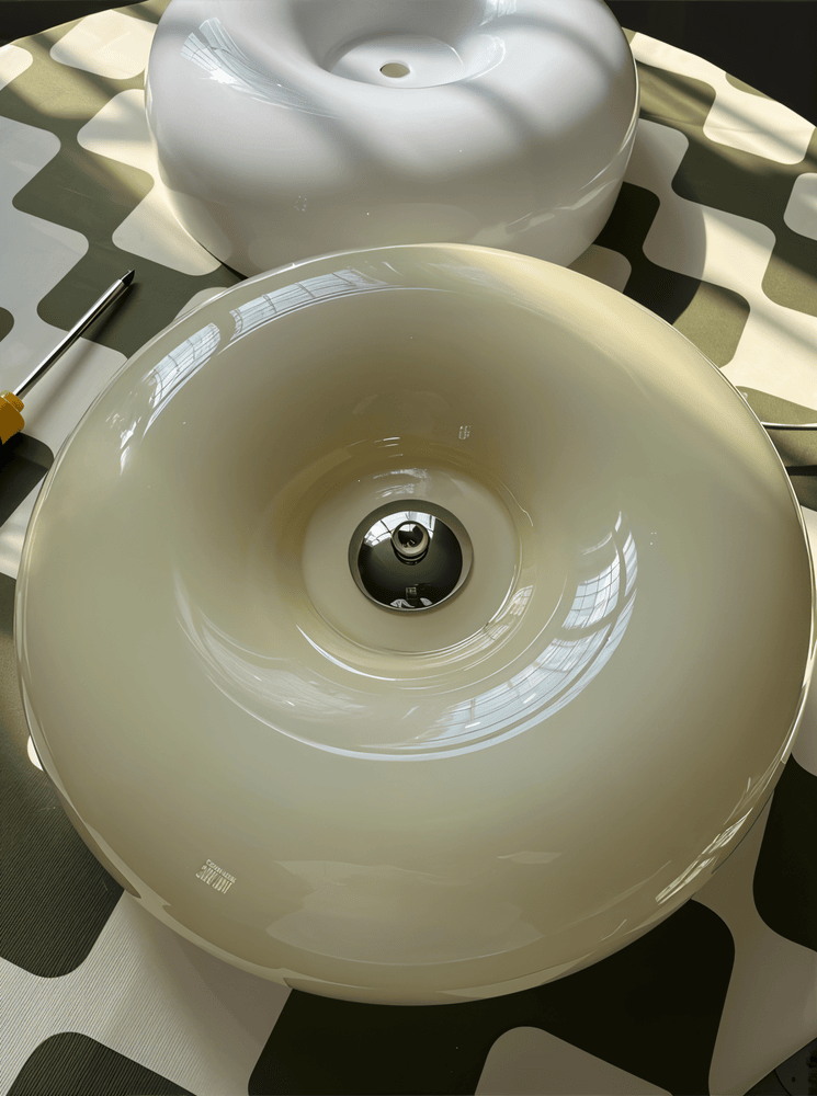 Skandináv üveg mennyezeti lámpa - Modern dekoráció és egyszerű telepítés