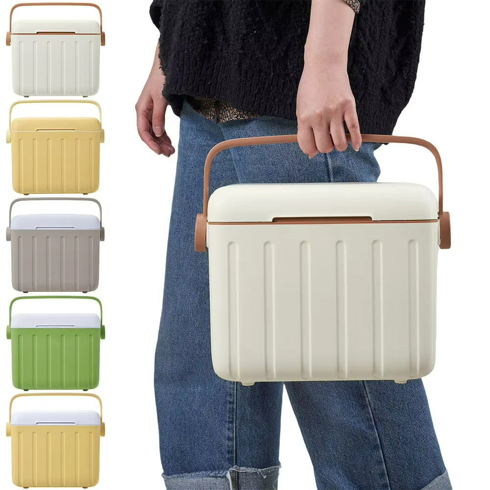 Retro Isothermisk Bärbar Kylbox – Elegans Och Prestanda 