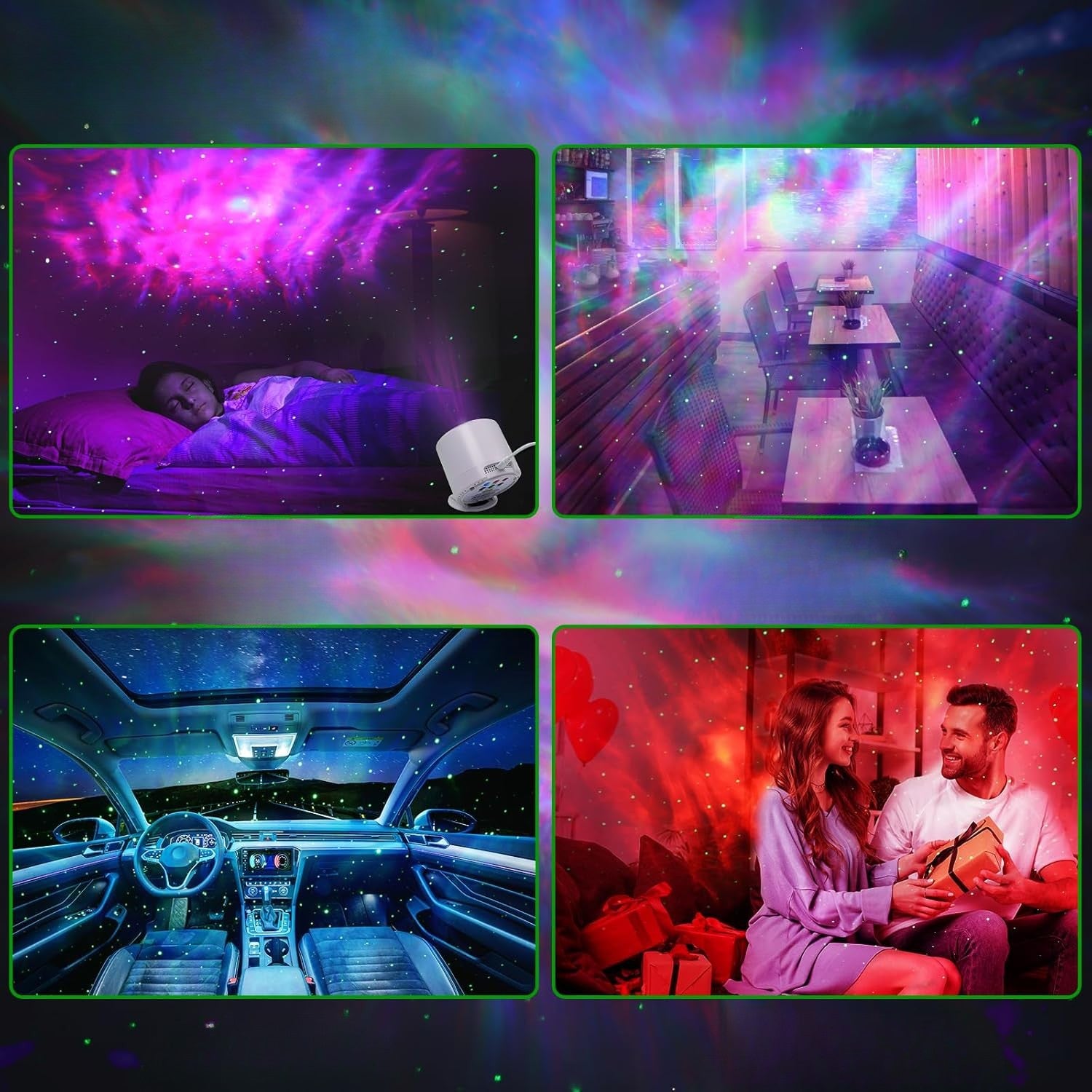LED projektor – Relaxačná galaxijná atmosféra 