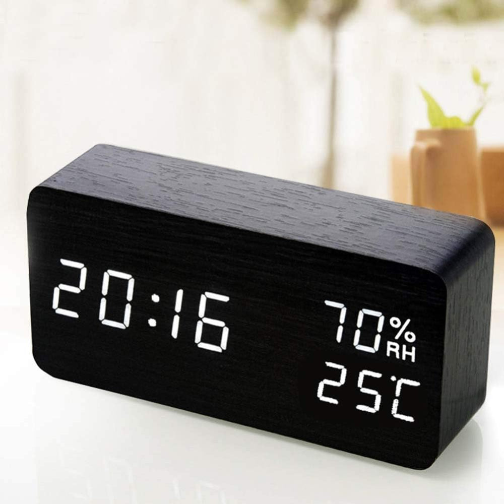 Orologio LED Con Comando Vocale – Design Moderno E Funzionalità Intelligente 