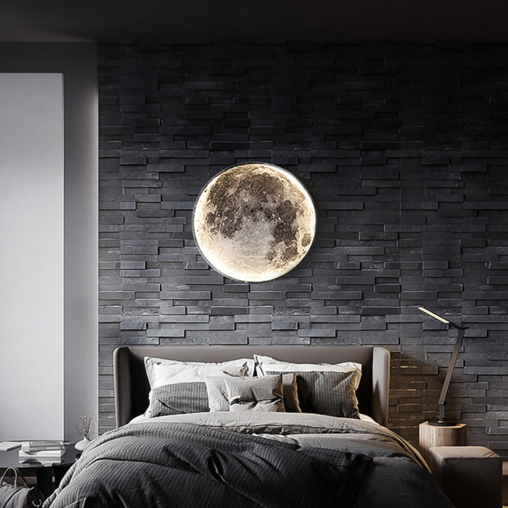 Lámpara de Pared 3D LED – Luna Para Un Ambiente Único 