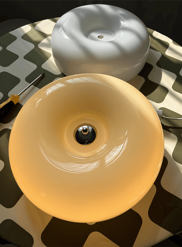 Skandináv üveg mennyezeti lámpa - Modern dekoráció és egyszerű telepítés