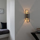 Rechteckige geometrische Wandlampe – Eleganz und Modernität 