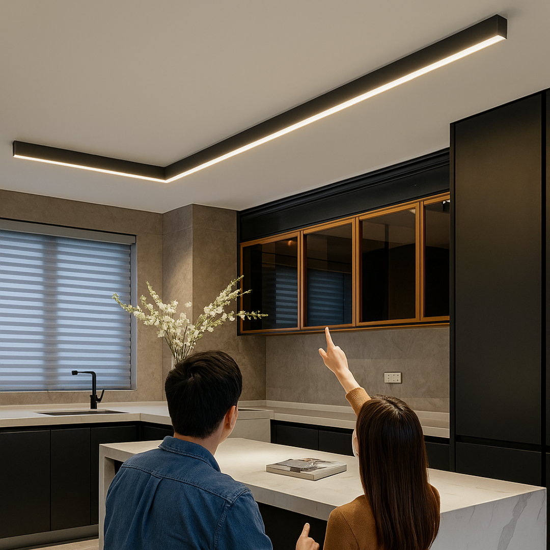 مصباح سقف LED بسيط - تصميم اسكندنافي 