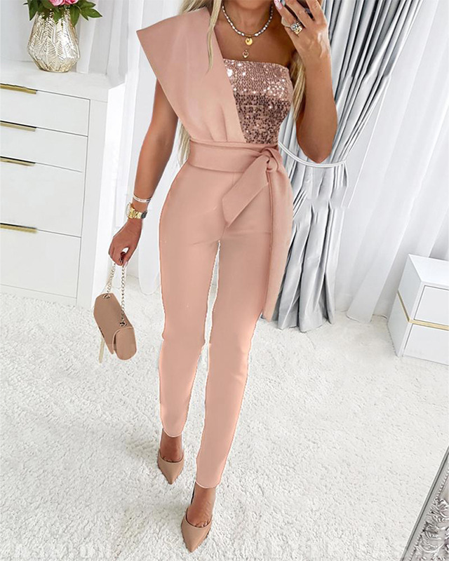 Bernice | Elegant Set – Páskový Štýl A Detail S Flitrami 