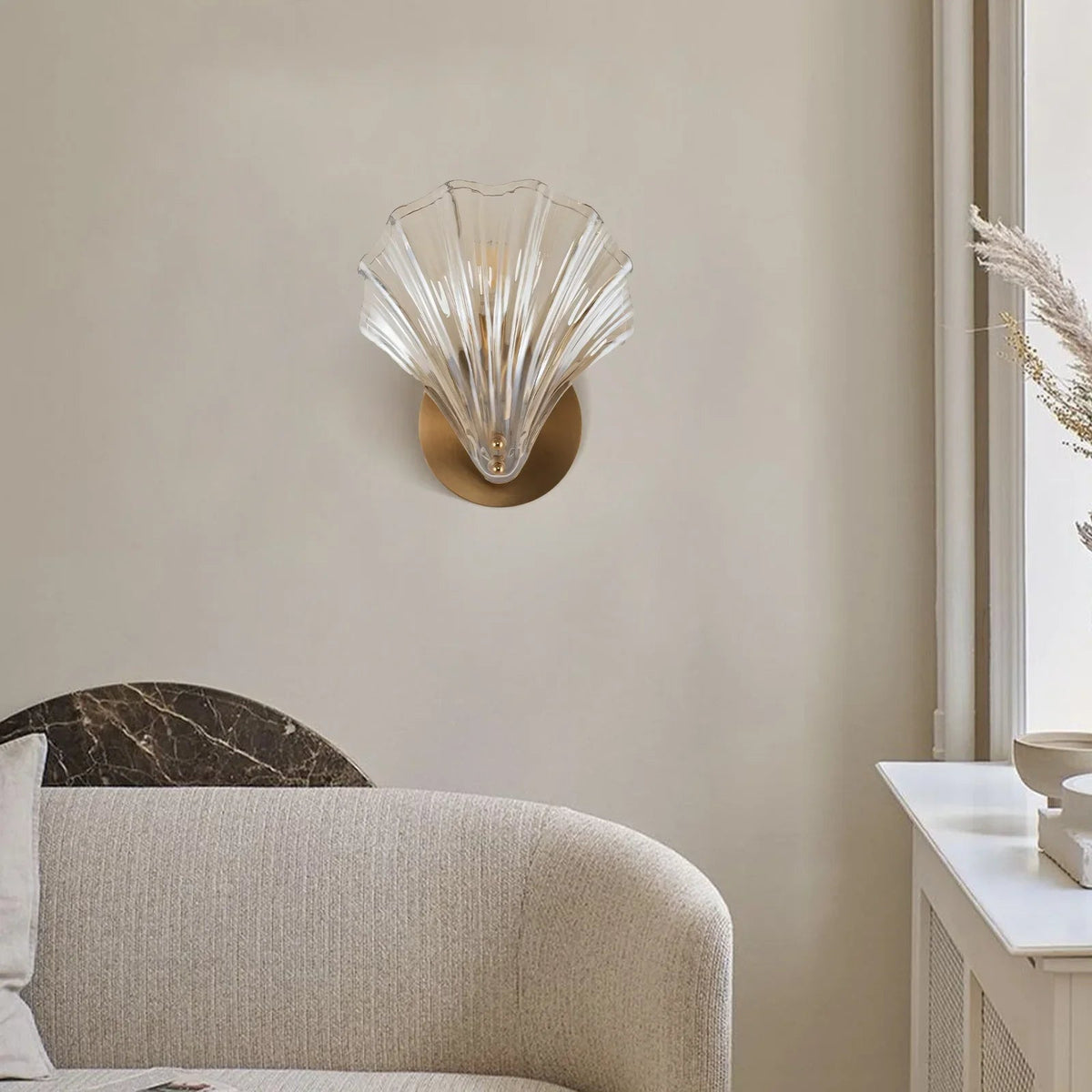 Applique Murale Conchiglia – Illuminazione Elegante e Marinara 