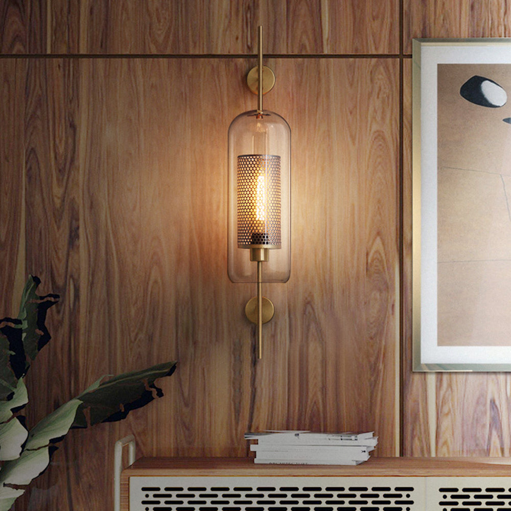 Industriell geometrisk vägglampa - Stil och modernitet