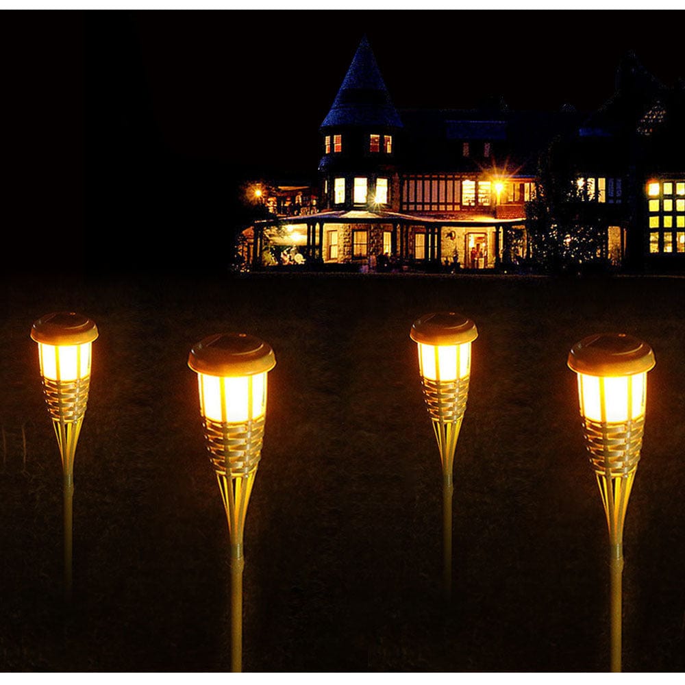 Lampă Solară Tiki - Iluminați-vă Seara cu Stil 