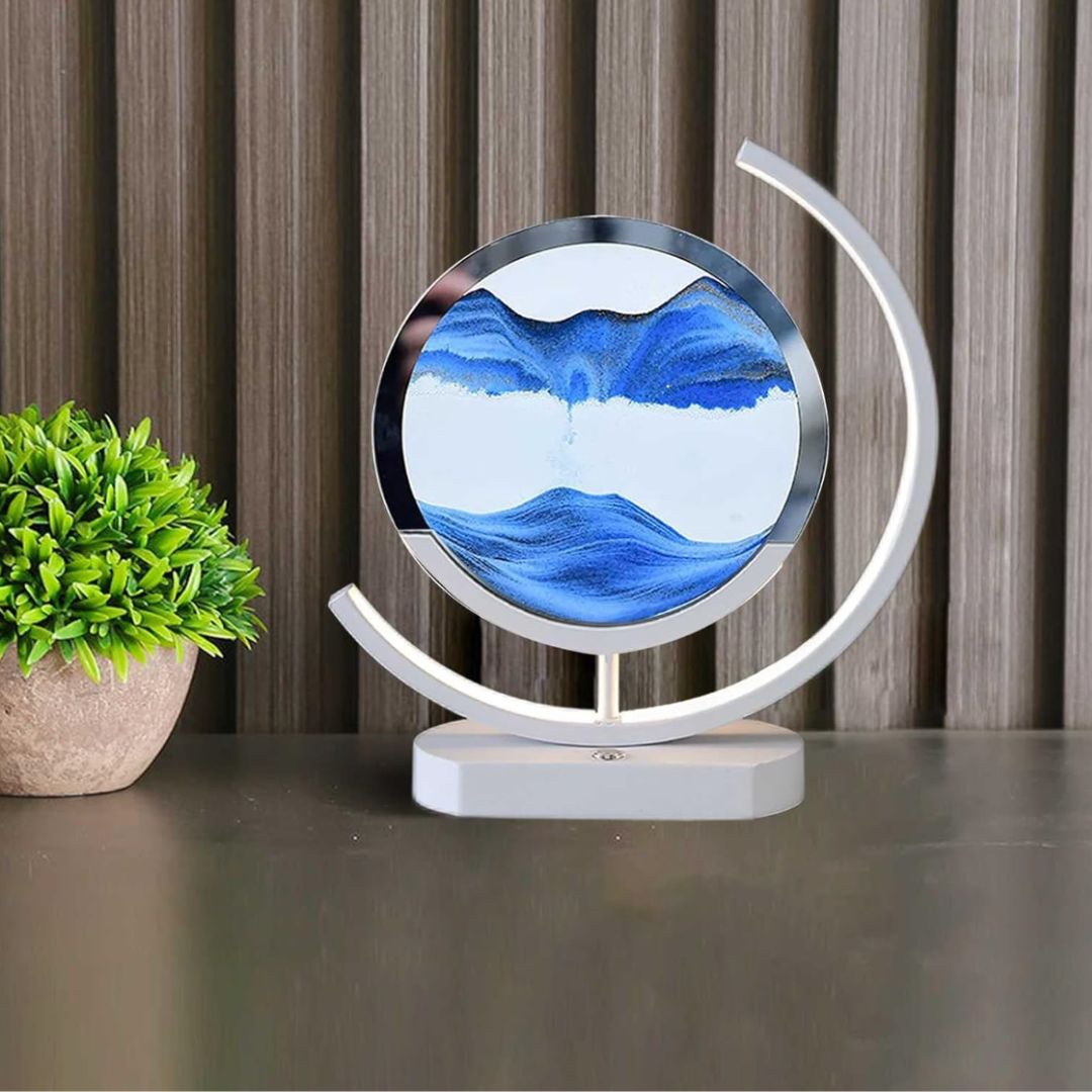 Lampada A Sabbia In Movimento – Rilassamento Visivo E Atmosfera Rilassante 