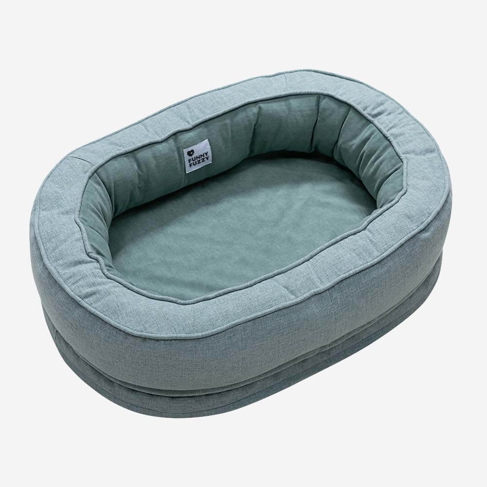 Cama em Forma de Donut para Cão – Conforto e Suavidade 