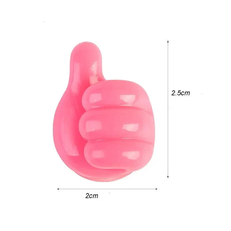 Thumbmate ™ - Gancho de parede criativo em silicone auto -adesivo