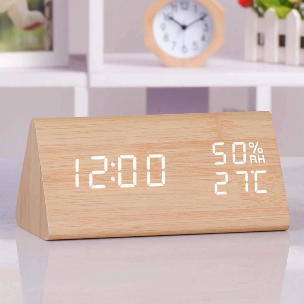 Zegar LED z Komendą Głosową – Nowoczesny Design i Inteligentne Funkcje 